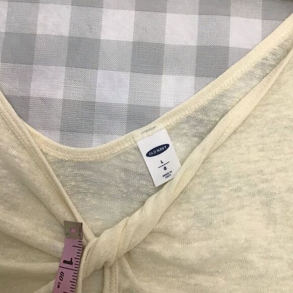 2/40$ Old Navy linen blend sleeve less top camisole in Large tank top butt… - Picture 11 of 15